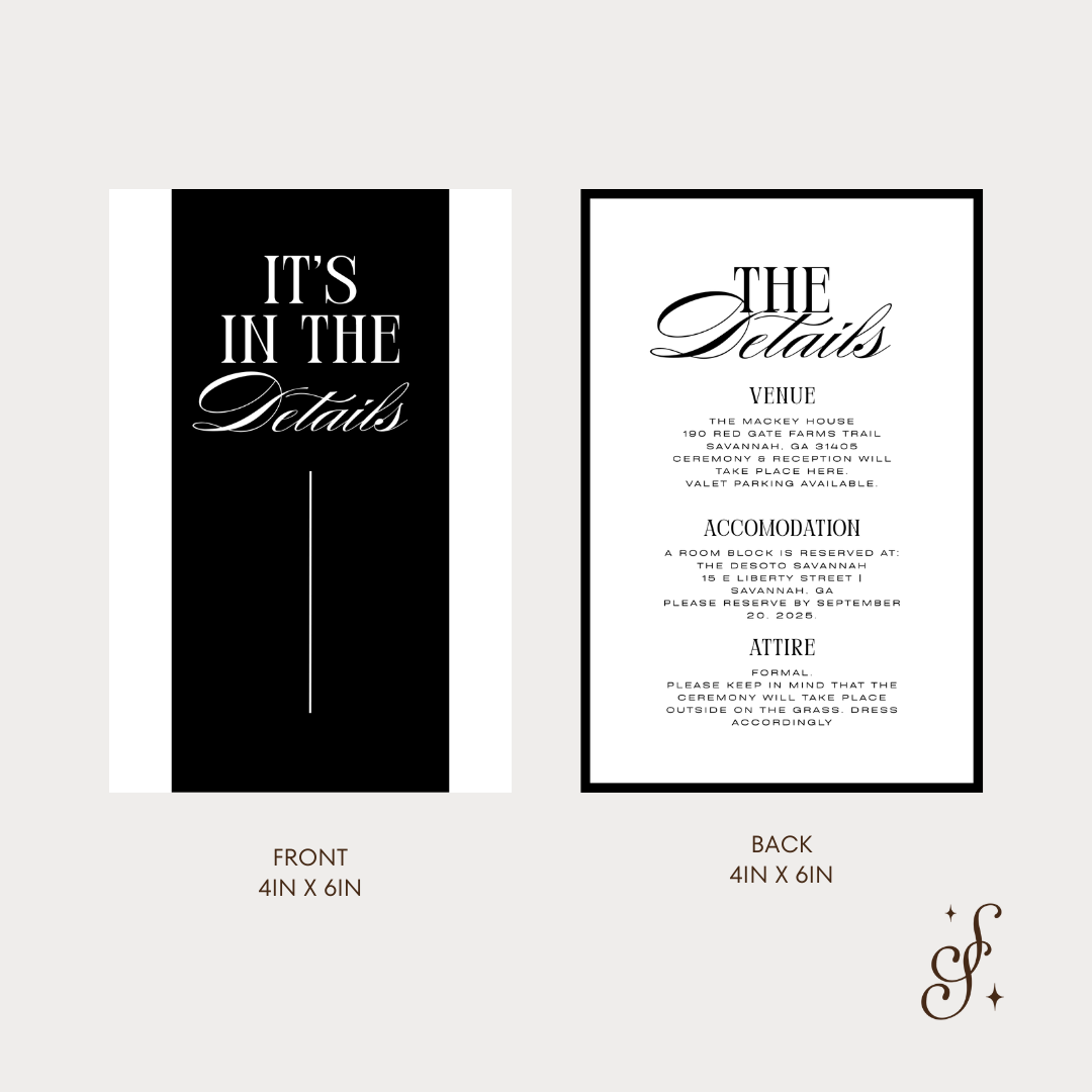 Sloane Collection Wedding Invitation Template