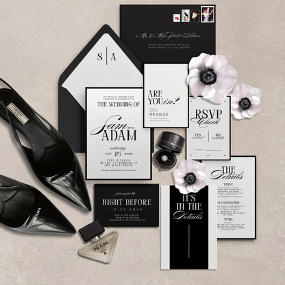 Sloane Collection Wedding Invitation Template