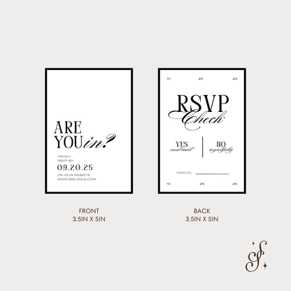 Sloane Collection Wedding Invitation Template