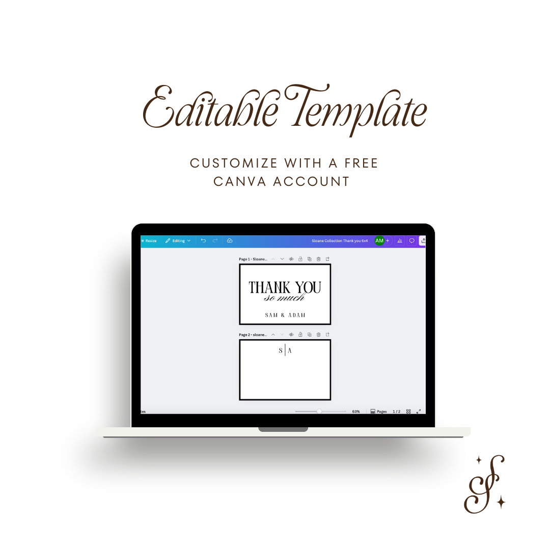 Sloane Collection Thank You Card