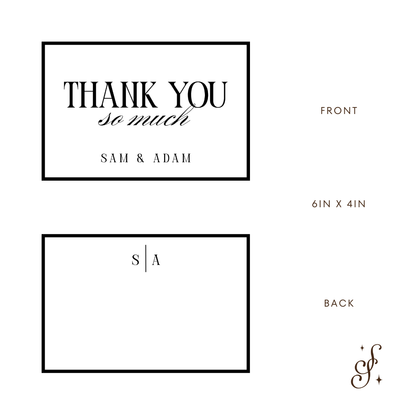 Sloane Collection Thank You Card
