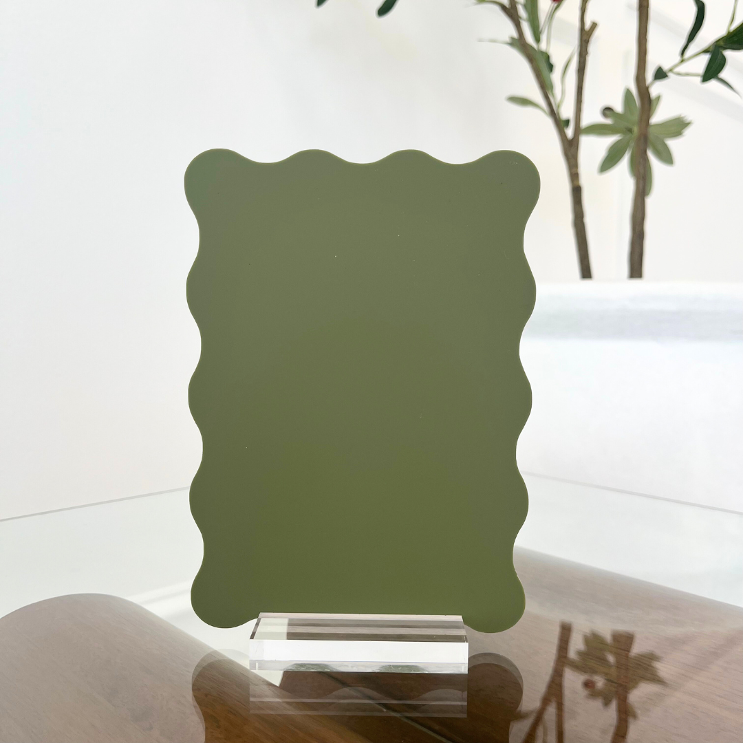 Wavy Acrylic Blank